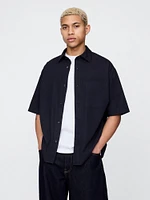 Organic Cotton Oversized Poplin Shirt
