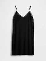 Modal Lace-Trim PJ Dress