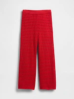 100% Cotton Crochet Ankle Pants