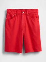 11" Mid Rise UltraSoft Longline Denim Shorts