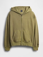 Heavyweight French Terry Oversized Zip Hoodie