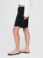 8" Mid Rise '90s Loose Denim Bermuda Shorts