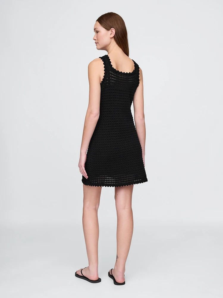Crochet Mini Dress