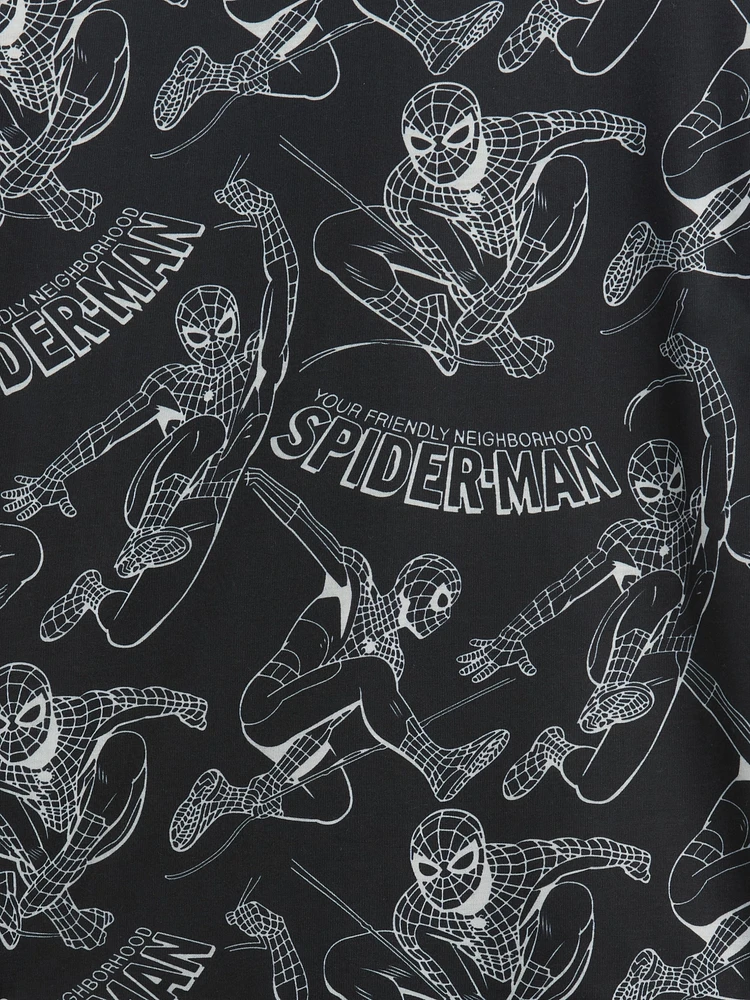 Kids Marvel Recycled Spider-Man PJ Short Set