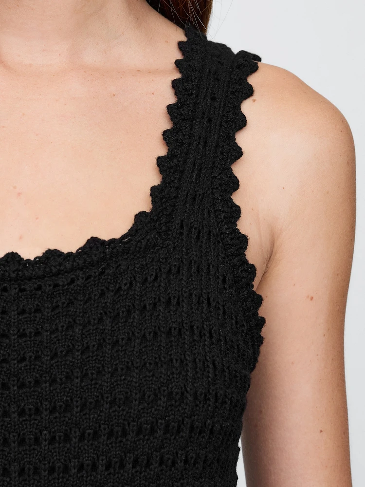 Crochet Mini Dress
