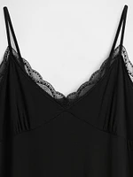 Modal Lace-Trim PJ Dress