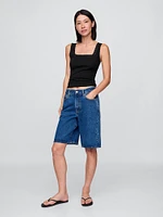 Lace-Trim Tank Top