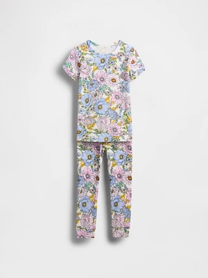 Baby & Toddler Organic Brushed Cotton Floral PJ Set