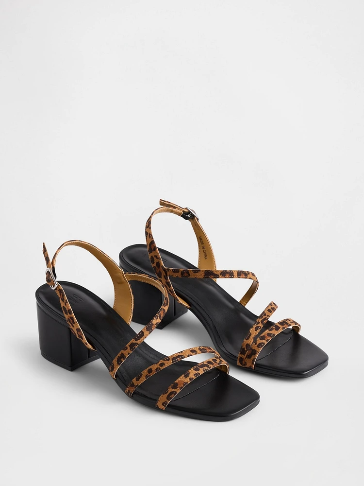 Strappy Block Heel Sandals