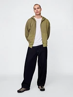 Heavyweight French Terry Oversized Zip Hoodie