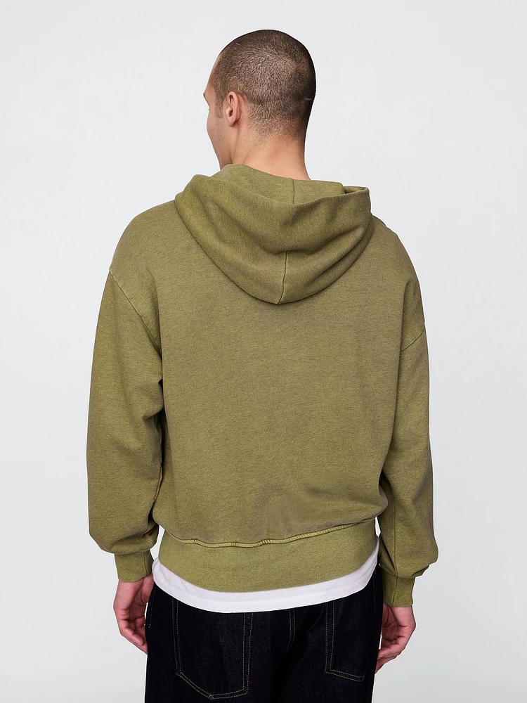Heavyweight French Terry Oversized Zip Hoodie