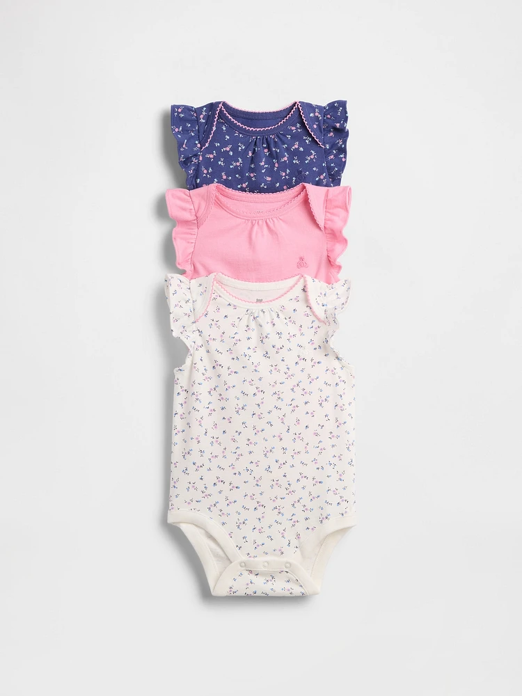 Baby First Favorites Organic Cotton Ruffle Bodysuit