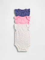 Baby First Favorites Organic Cotton Ruffle Bodysuit