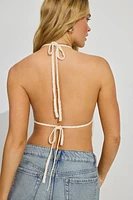 Open Back Halter Top