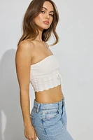 Pointelle Tube Top
