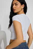 Crewneck Cropped T-Shirt