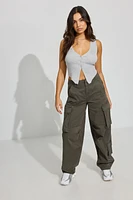 Veste sans manches à col en V