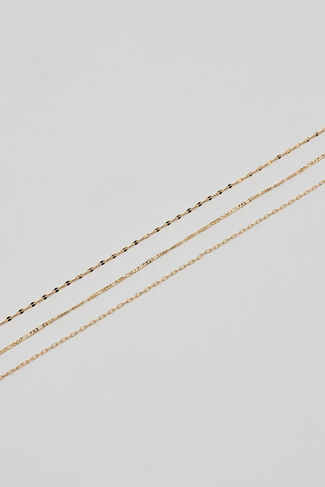 Set of 3 Delicate Belly Chains