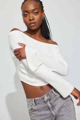 Corset Hem Off Shoulder Top