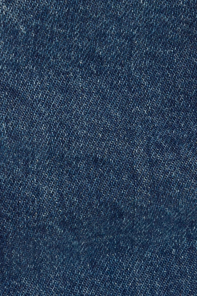 Short en denim ultra-écourté à taille haute