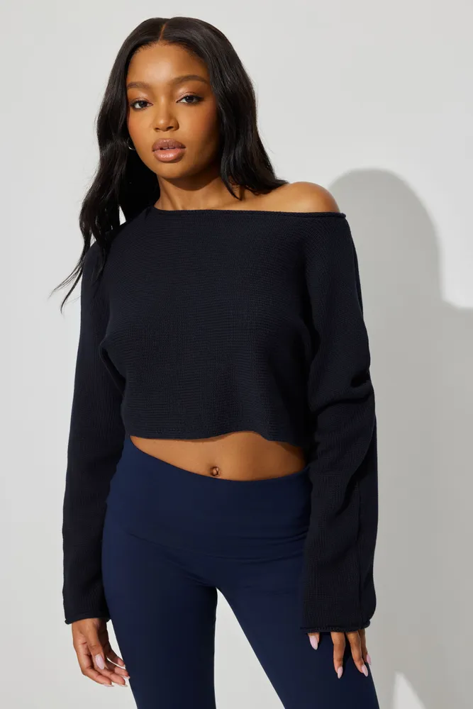 Supersoft Loose Crop Sweater