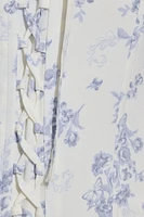 Lace Trim Up Corset