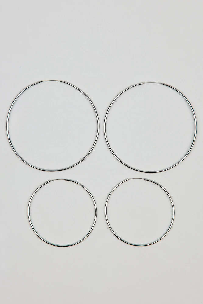 2 Pack Basic Super Skinny Hoops