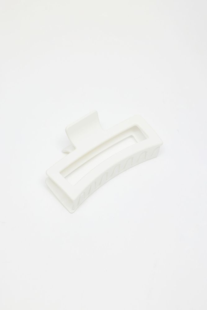 Grosse pince à cheveux rectangulaire