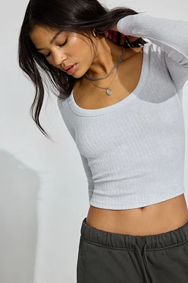Scoop Neck Knit Top