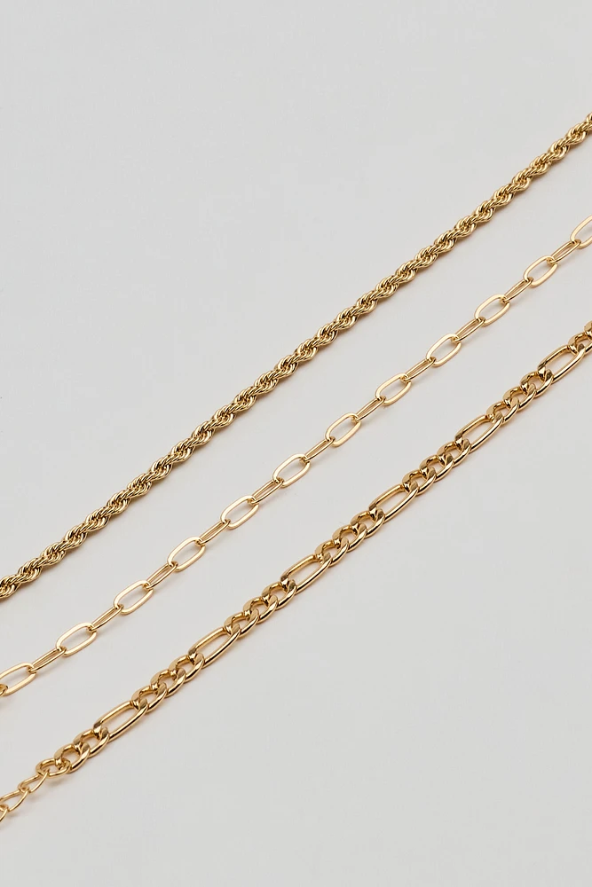 Ensemble de 3 bracelets délicats