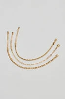 Ensemble de 3 bracelets délicats