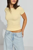 Rylee Ribbed Crewneck T Shirt