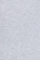 Ribbed Deep V Neck Long Sleeve Top
