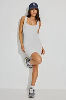 Rib Scoop Neck Tank Dress