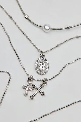 Ensemble de 3 colliers à perles