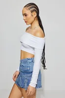 Kayla Foldover Off Shoulder Top