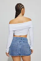 Kayla Foldover Off Shoulder Top