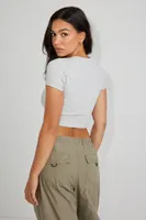 Sonia Seamless Plunge Tee