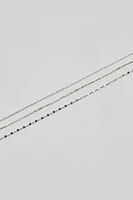 Ensemble de 3 chaînes de ventre délicates