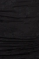 Ruched Mesh Mini Tube Dress