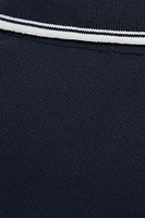Oversized Cropped Polo Shirt