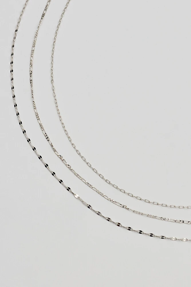 Ensemble de 3 chaînes de ventre délicates