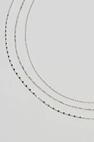 Ensemble de 3 chaînes de ventre délicates