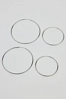 2 Pack Basic Super Skinny Hoops