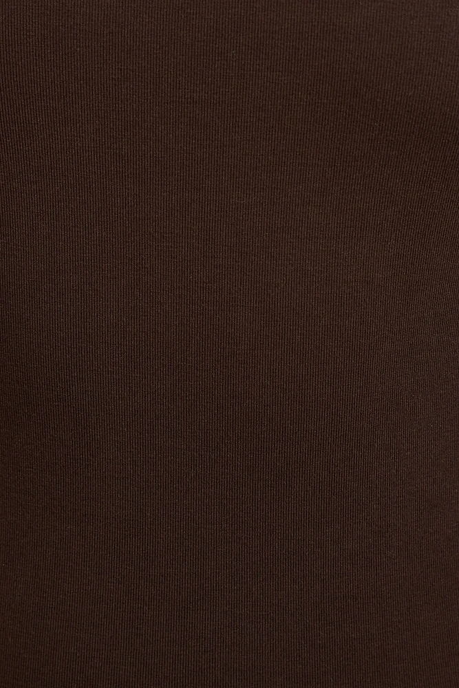 Cowl Back Short Sleeve Top