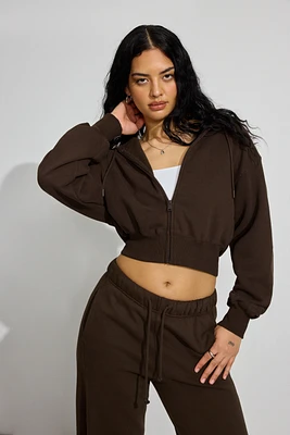 SoftTerry Bubble Zip Hoodie