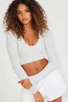 Sonia Seamless Long Sleeve Plunge