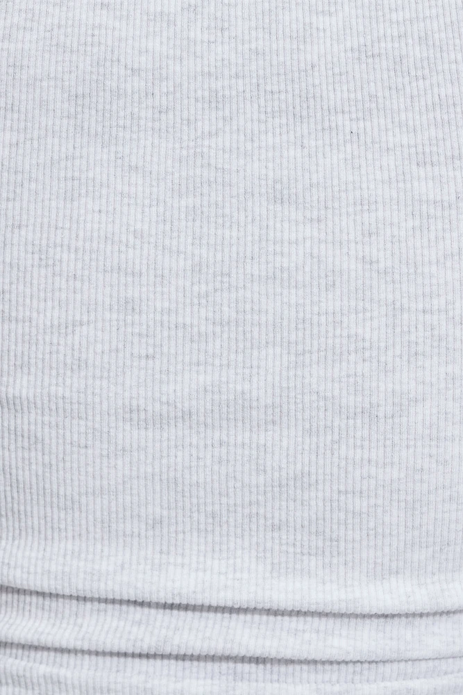 Scoop Neck Ribbed Tank Top