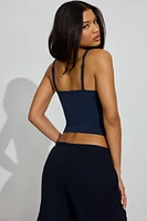 Deep Plunge Sleek Cami Top