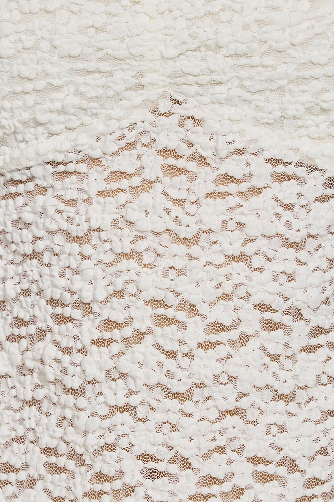 Apron Back Lace Halter Top